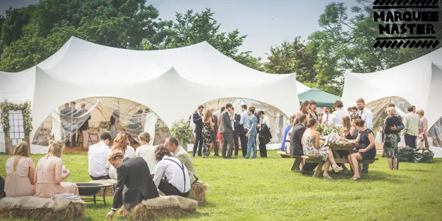 Capri marquee at a wedding