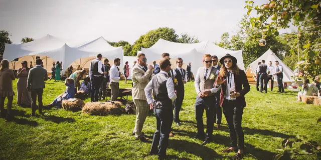 Capri marquee at a wedding