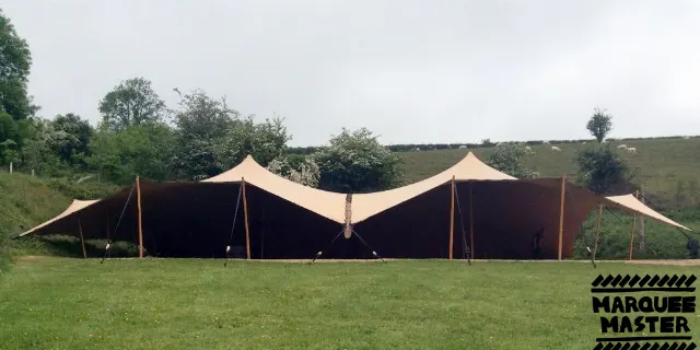 Stretch tents marquee hire photo