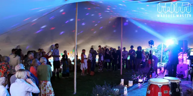 Stretch tents marquee hire photo