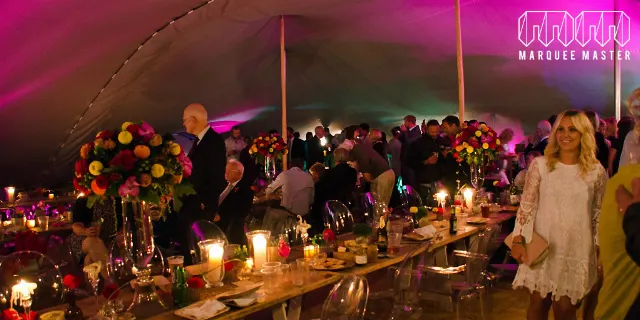 Stretch tents marquee hire photo