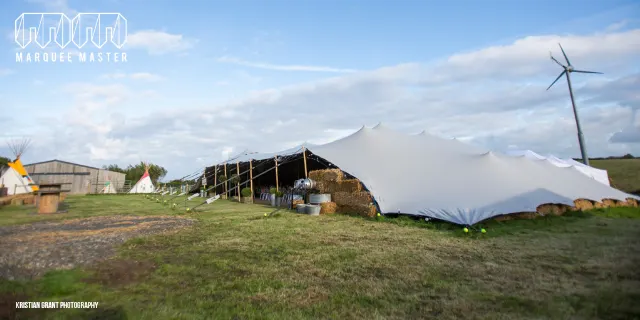 Stretch tents marquee hire photo