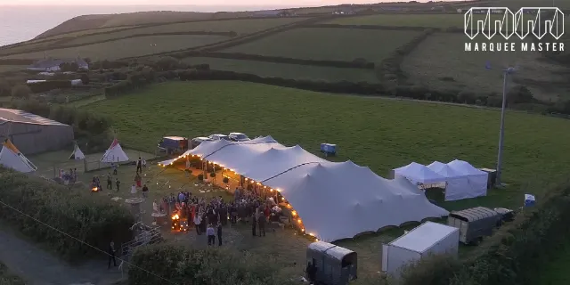 Stretch tents marquee hire photo