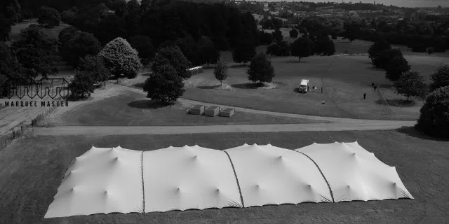 Stretch tents marquee hire photo
