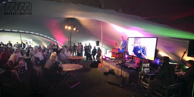 Stretch tents marquee hire photo