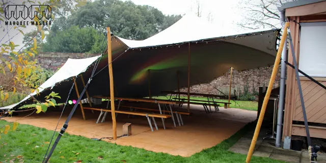 Stretch tents marquee hire photo