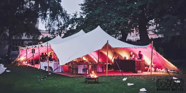Stretch tents marquee hire photo
