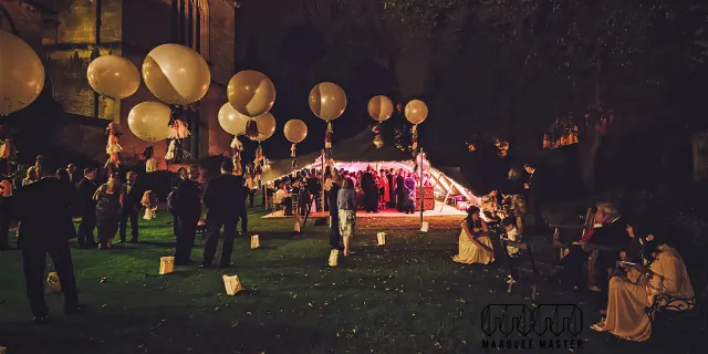 Stretch tents marquee hire photo