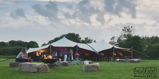 Stretch tents marquee hire photo