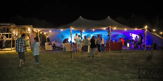 Stretch tents marquee hire photo