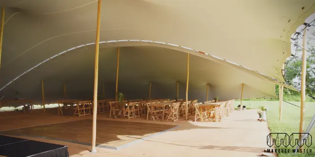 Stretch tents marquee hire photo