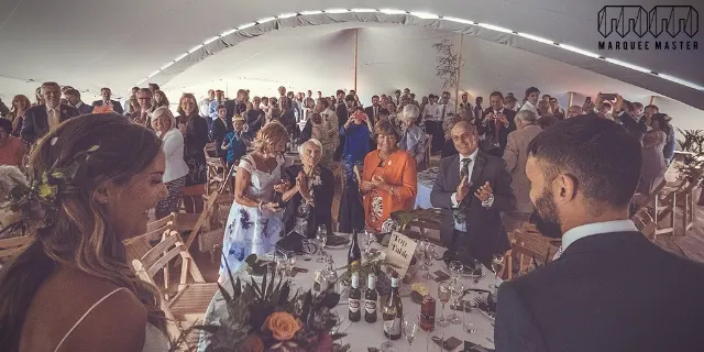 Stretch tents marquee hire photo