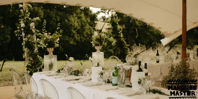 Stretch tents marquee hire photo