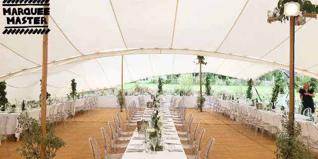 Stretch tents marquee hire photo